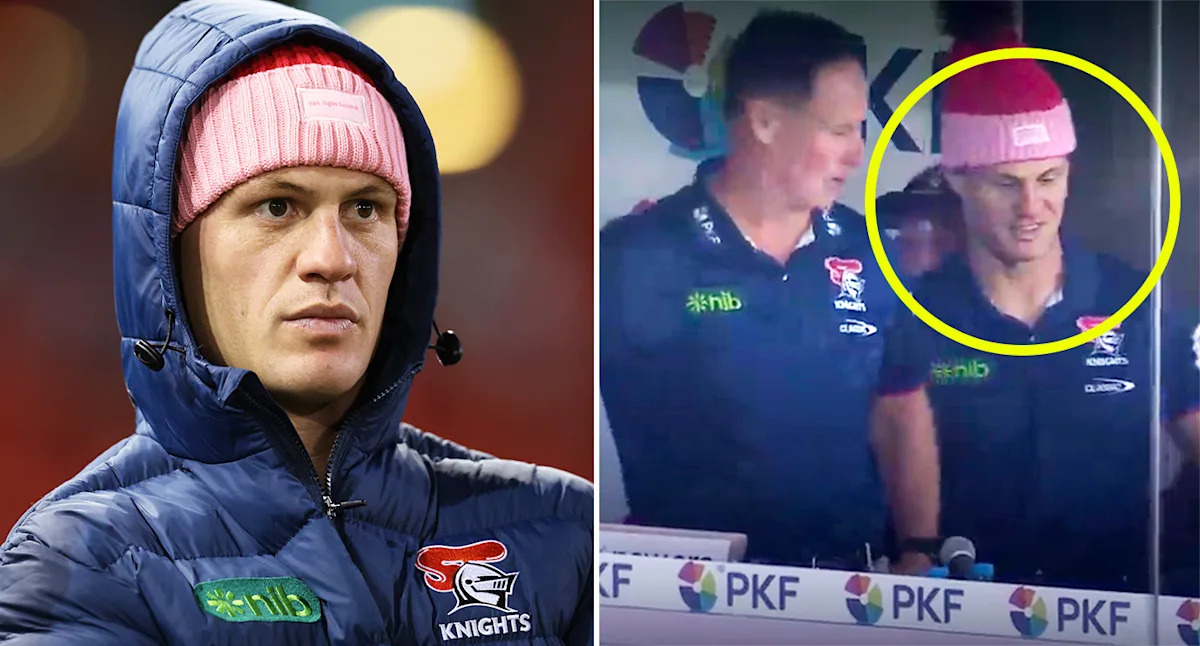 Kalyn Ponga spotted in telling moment as Knights get out of jail in NRL win over Dragons