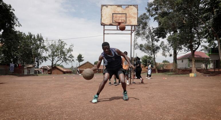 Young Refugee in Uganda Finds Hope in Basketball