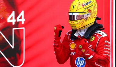As Lewis Hamilton finally scores his first Ferrari F1 win, who took even longer?