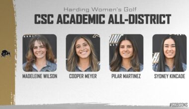 Senior Quartet Earns CSC Academic All-District Honors