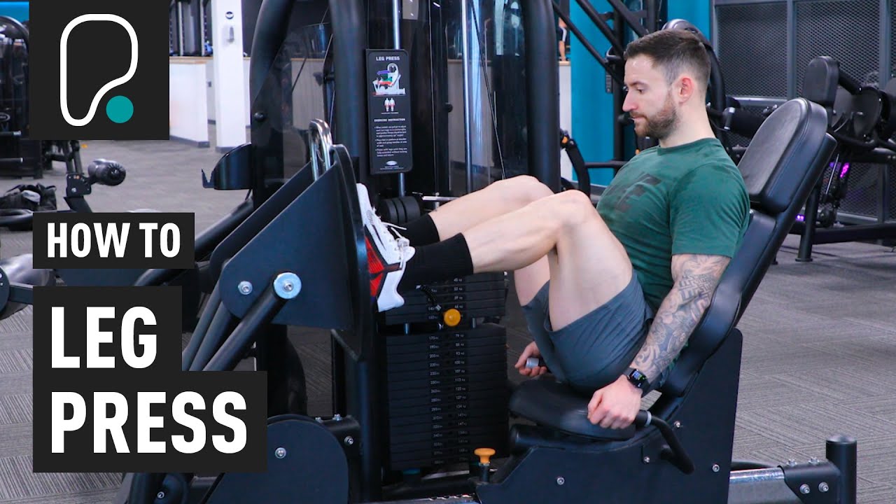 How To Do A Seated Leg Press - YouTube