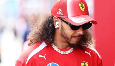 Lewis Hamilton spotted in rare Ferrari at Fiorano