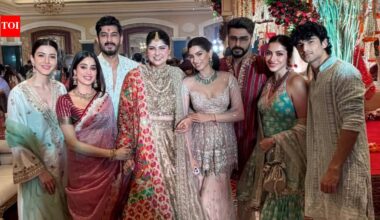 Inside Anshula Kapoor and Rohan Thakkar's pre-wedding festivities: Shanaya, Arjun, Janhvi and Khushi join family celebrations | Hindi Movie News