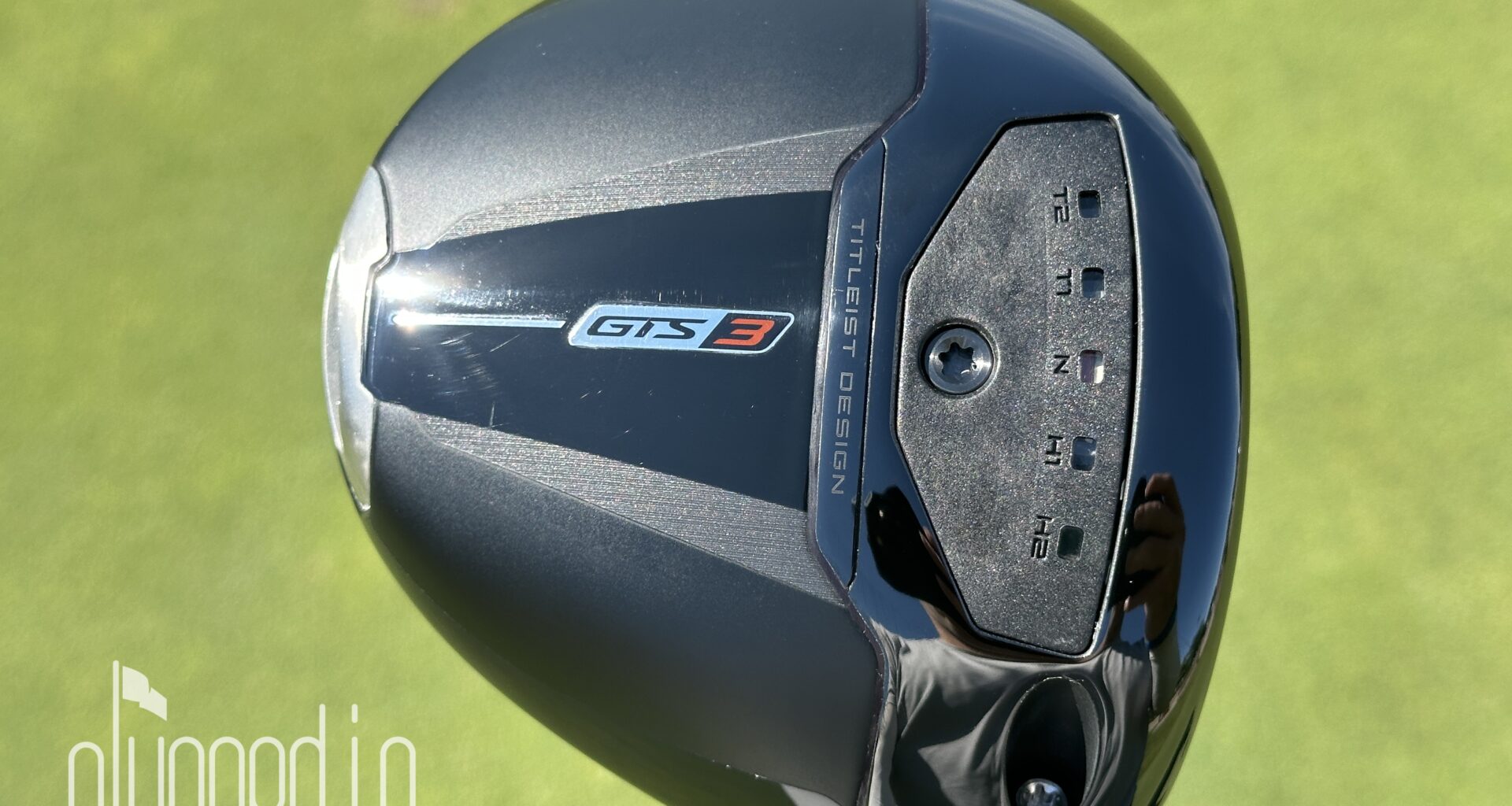 Sole of the Titleist GTS3 driver