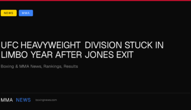 UFC heavyweight division stuck in limbo year after Jones exit