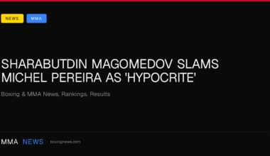 Sharabutdin Magomedov slams Michel Pereira as 'hypocrite'