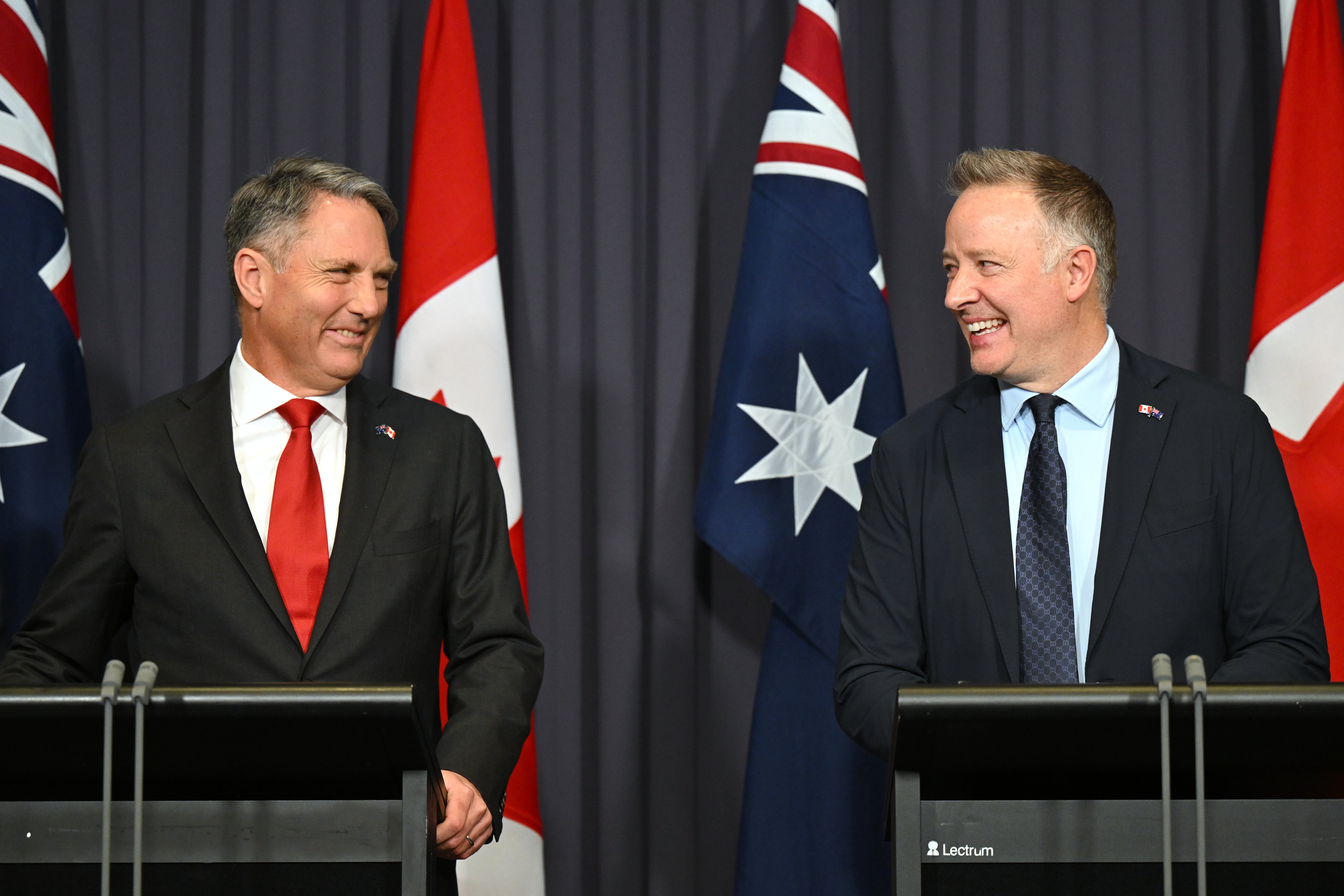 Australian Defense Minister Richard Marles and Canadian Secretary of State Stephen Fuhr have signed the key strategic deal