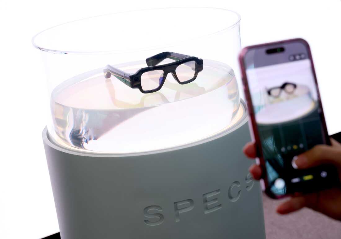 The SPECS exhibit is seen at AWE 2026 at the Long Beach Convention & Entertainment Center on June 16 in Long Beach, Calif.