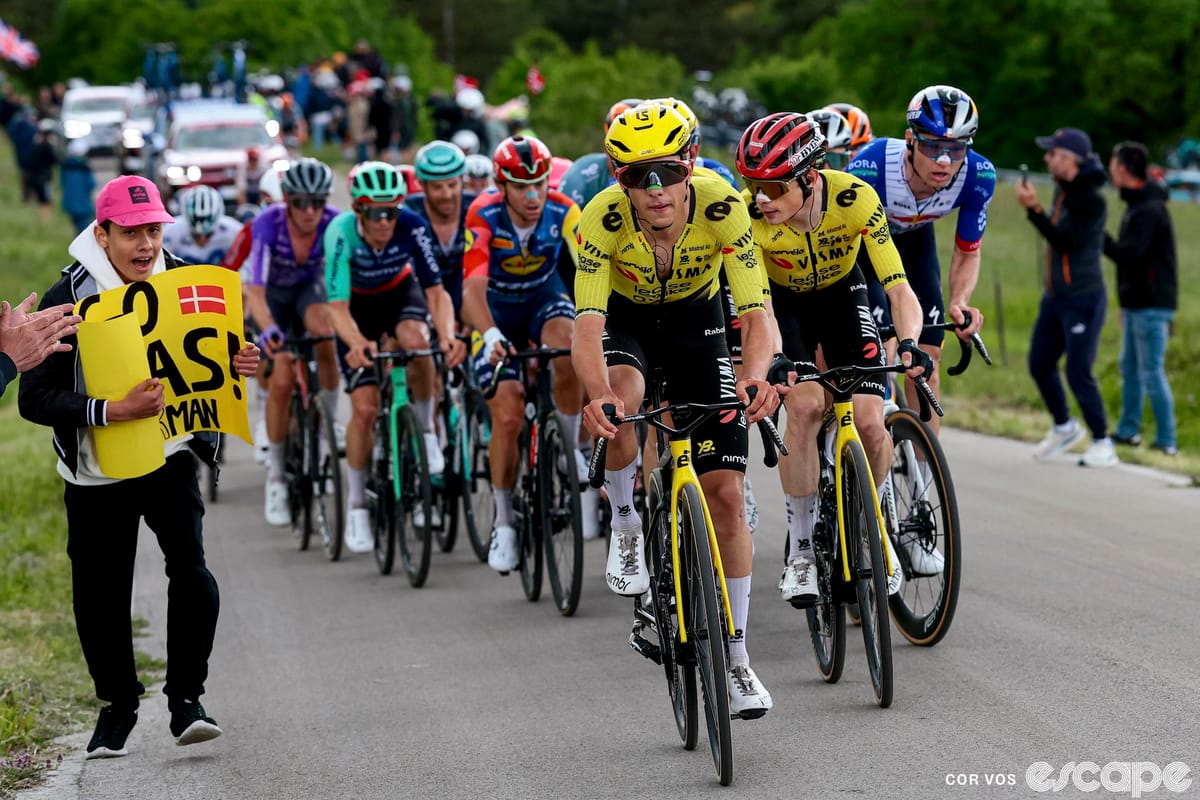 Visma unveils Tour lineup with Giro revelation Piganzoli replacing Van Aert