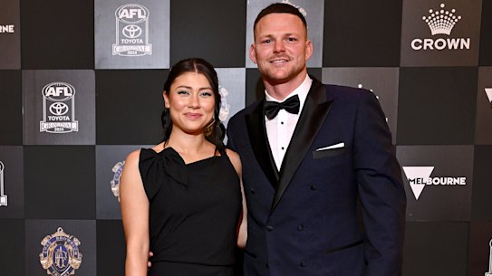 Steven May and partner Sachi Dade.