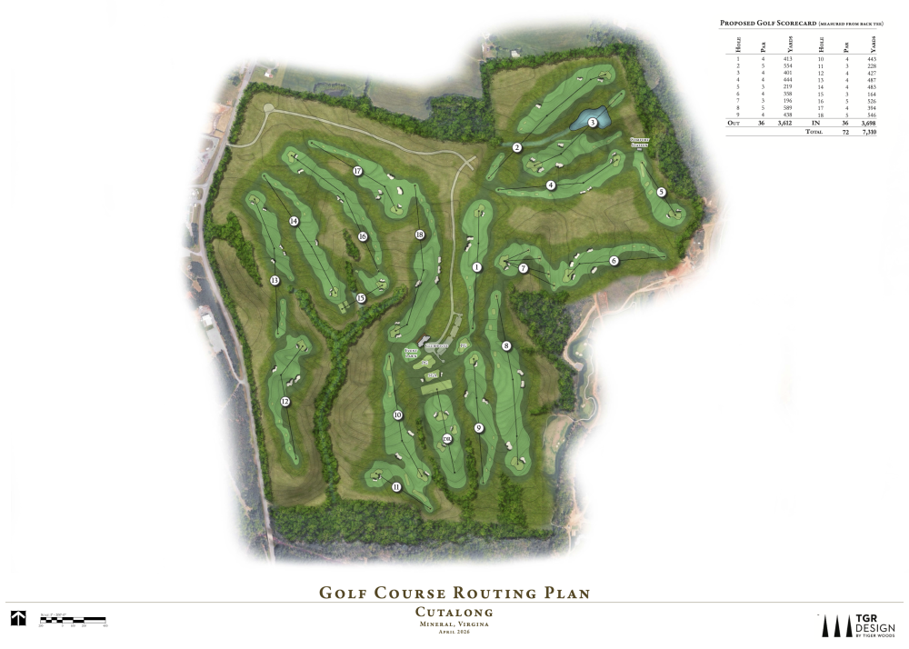Tributer Resort, new Tiger Woods golf course routing plan