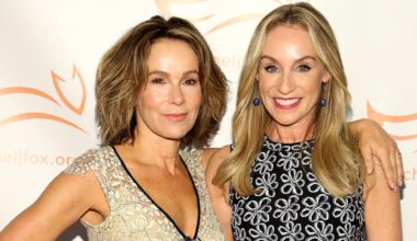 Jennifer Grey, Tracy Pollan pose topless in throwback birthday tribute
