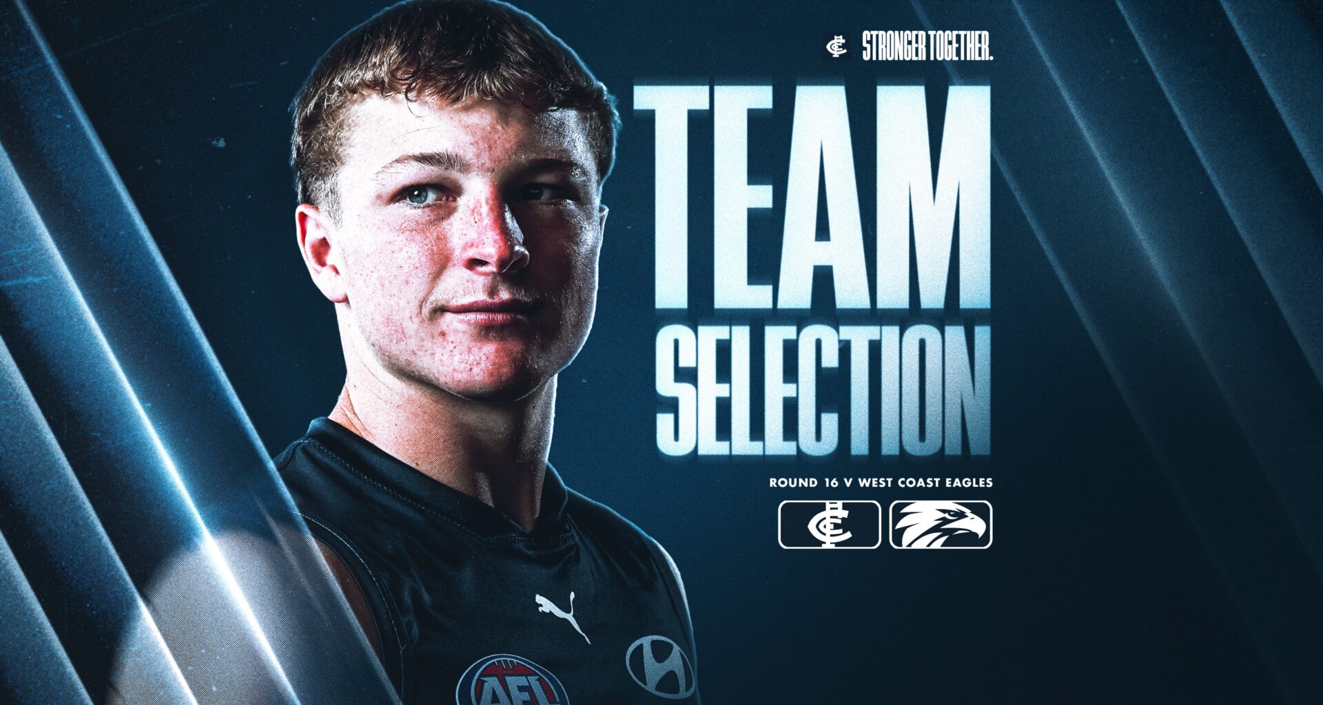 AFL team selection: Blues confirm side for Eagles clash