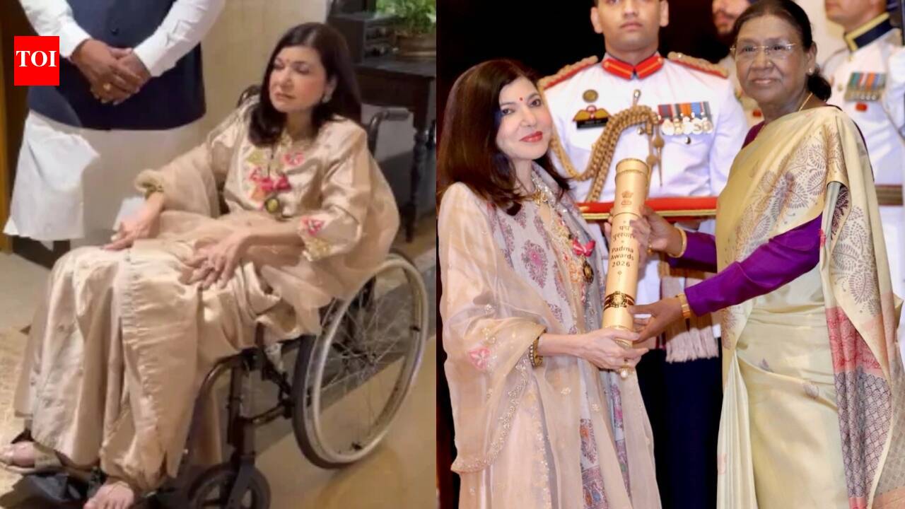 Alka Yagnik addresses health concerns after wheelchair video from Padma awards goes viral, says she is recovering well; thanks President Droupadi Murmu and PM Narendra Modi |