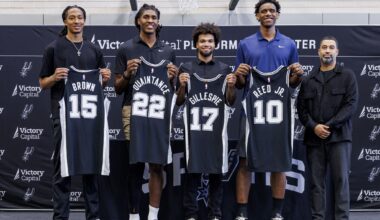 Spurs' four-man rookie class ready to get to work