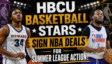HBCU Basketball Stars Aaron Nkrumah, Bryce Harris Sign NBA Deals After 2026 Draft