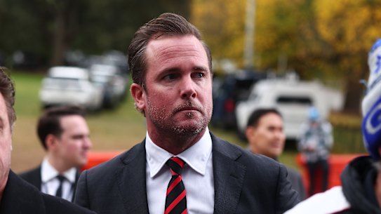Bombers president Andrew Welsh.