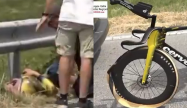 🎥 Video footage of Affini's crash is worrying for Visma