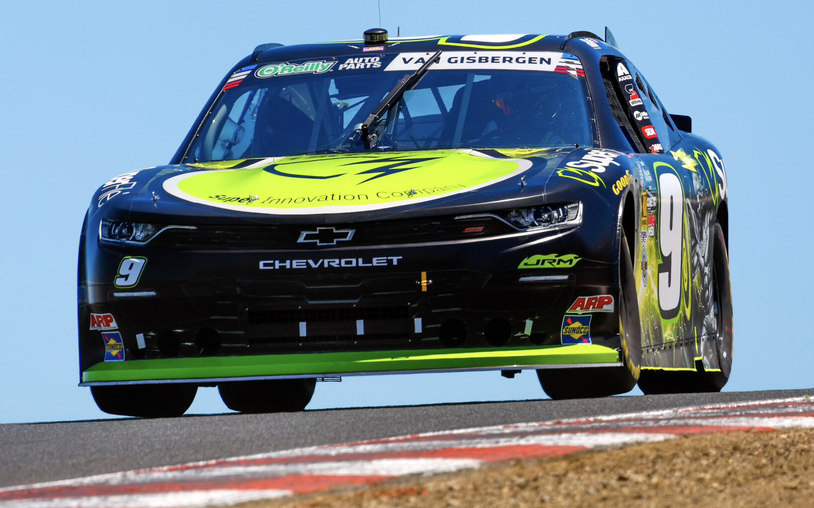 Shane van Gisbergen claims NASCAR O’Reilly Series pole position at Sonoma