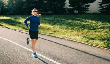 person running outside