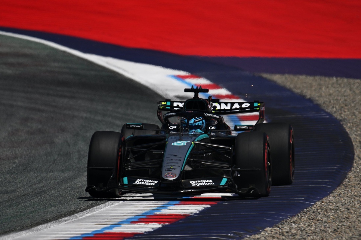 F1 Austrian GP: George Russell leads Mercedes 1-2 in hot FP3