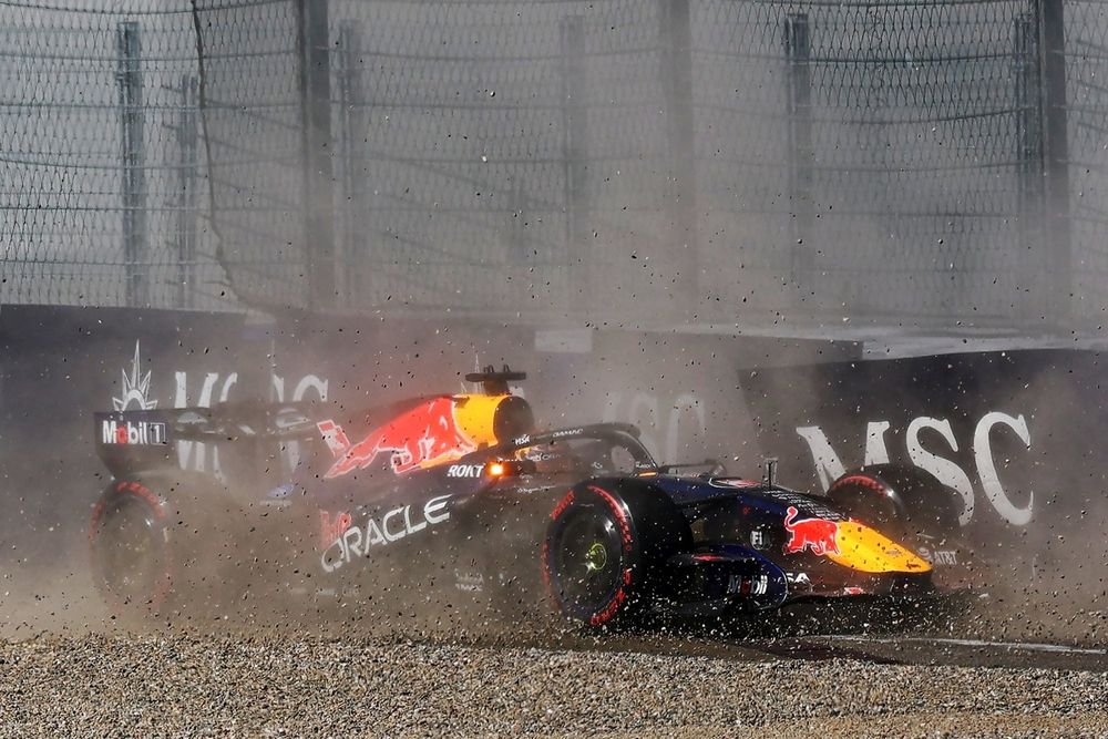 Max Verstappen, Red Bull Racing crash