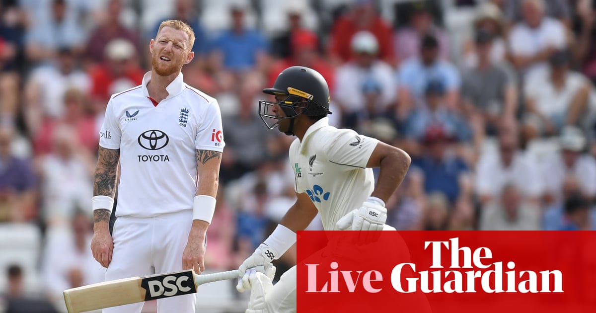 Ravindra helps New Zealand build 204-run lead against England in decisive third Test – as it happened | England v New Zealand 2026