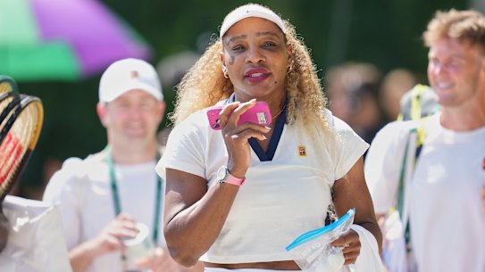 Serena Williams is back at Wimbledon, where she is a six-time champion. 