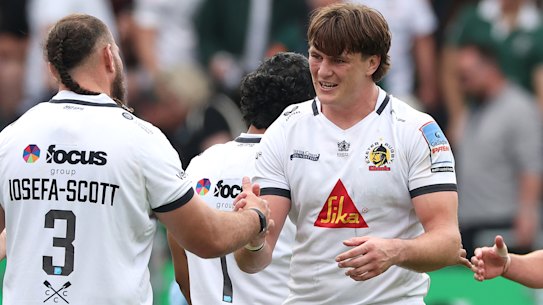 Tom Hooper was a standout performer for Exeter.