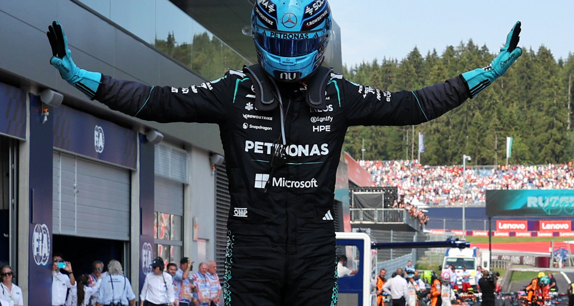 F1 news: George Russell masters Austrian GP for second win of season