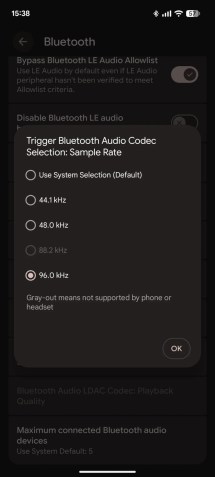 Checking and enabling LHDC v5 on a Pixel phone with Android 17