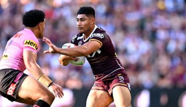 Josiah Karapani: Brisbane Broncos winger stood down ahead of Cronulla clash following traffic offences