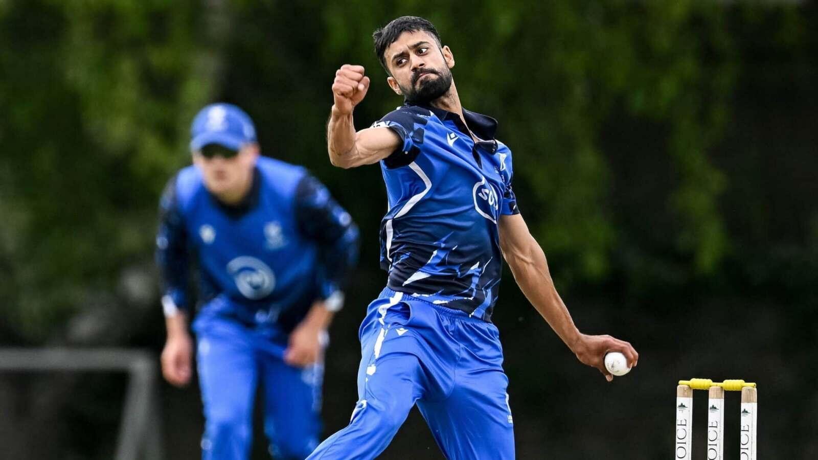 Jai Moondra plays for Leinster Cricket Club in Dublin Jai Moondra
