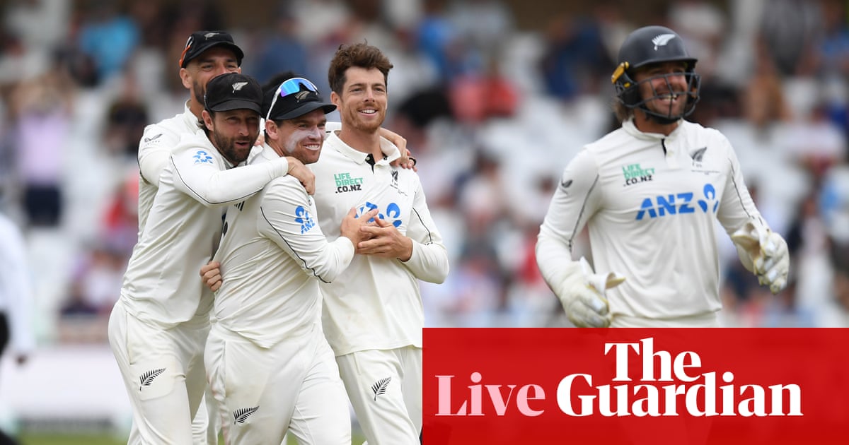 New Zealand win third men’s Test to seal series against England as Ben Stokes bows out – as it happened | England v New Zealand 2026