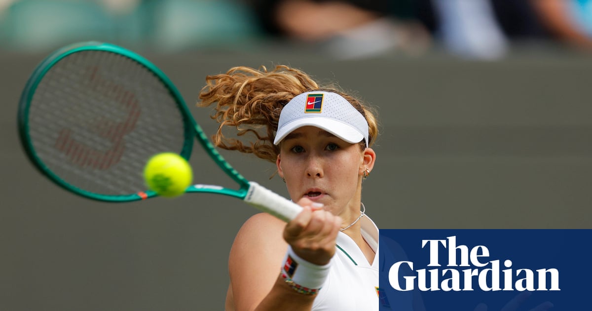 Mirra Andreeva clears first hurdle at Wimbledon in bid to join greats | Wimbledon