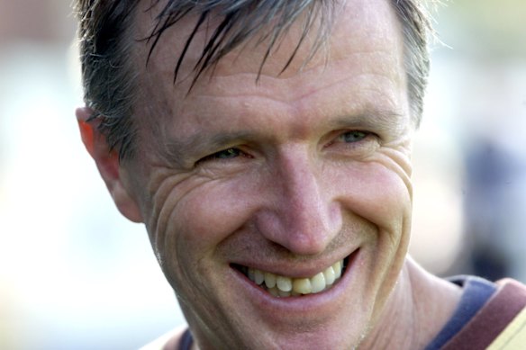 George Stone had a sense of self-preservation when he was runner at Hawthorn.