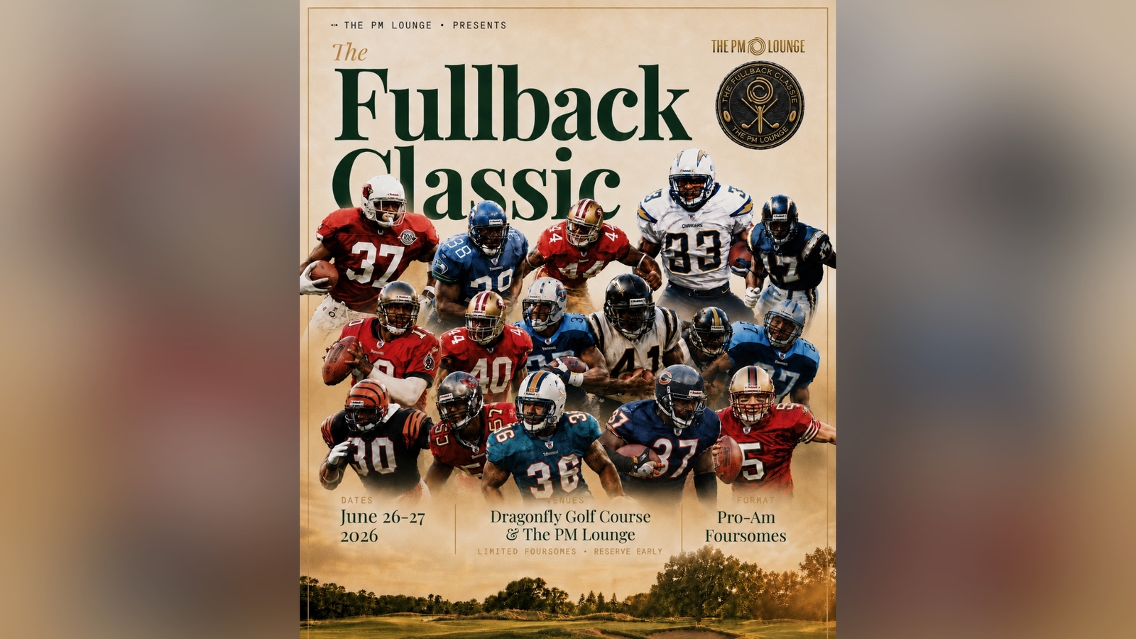 Dozens of NFL fullbacks in Fresno for inaugural charity golf tournament