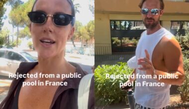 'Too conservative': Aussie influencer and her husband stunned by strict French pool rule