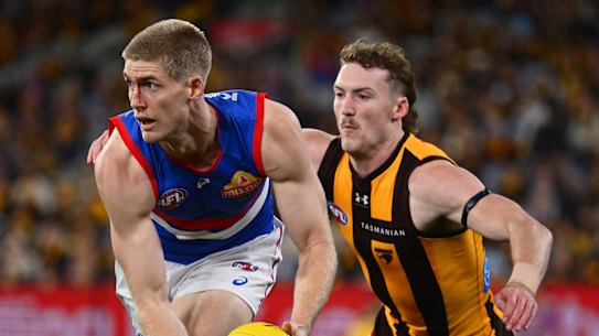 Luke Beveridge says Tim English is contracted at Whitten Oval until 2029.