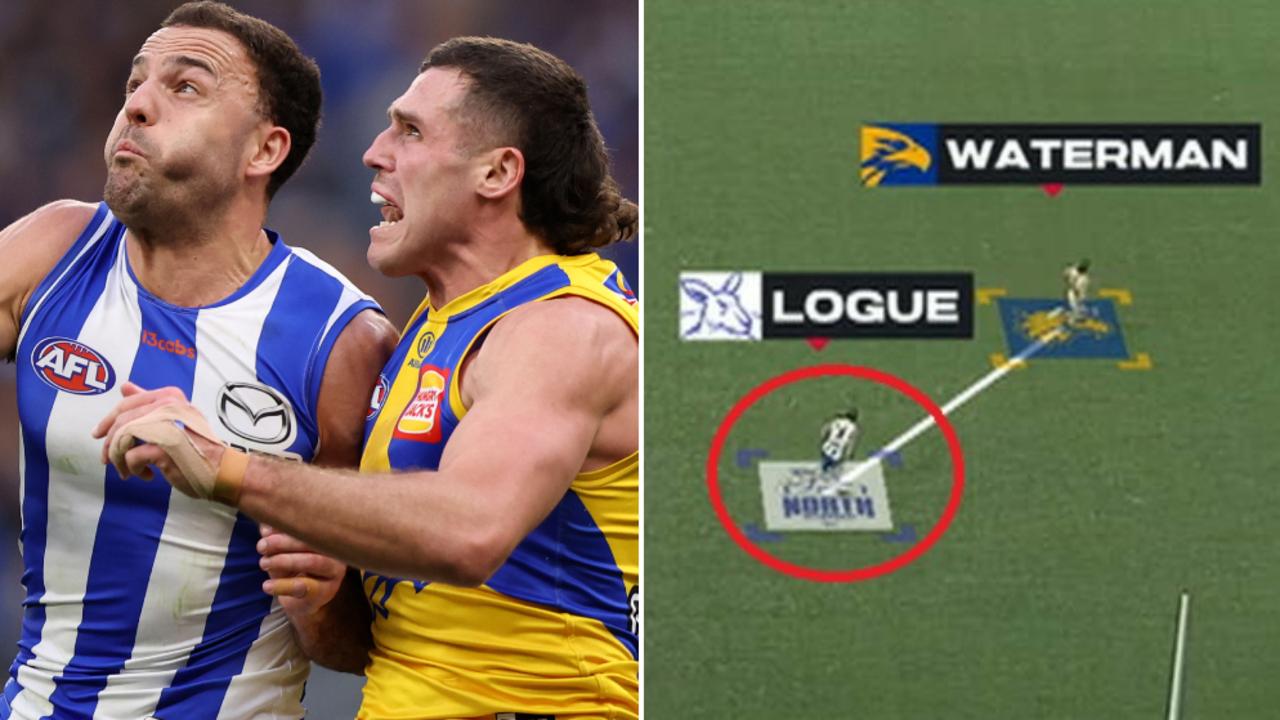 AFL 2026: Glaring Griffin Logue vision in Jake Waterman matchup, North Melbourne, First Crack video, analysis