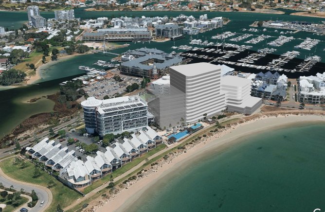A concept image of how the sites could be developed.