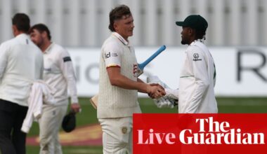 Essex beat Leicestershire by six wickets to go top: county cricket day four – live | Sport