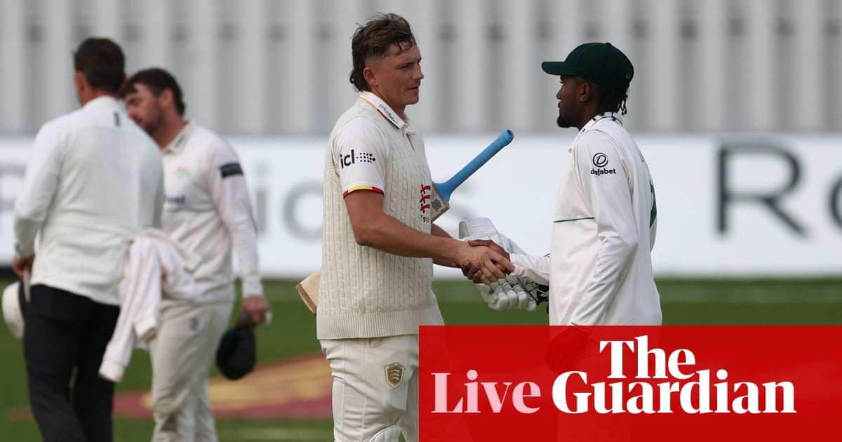 Essex beat Leicestershire by six wickets to go top: county cricket day four – live | Sport