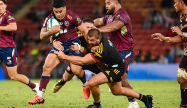 Hunter Paisami is tackled