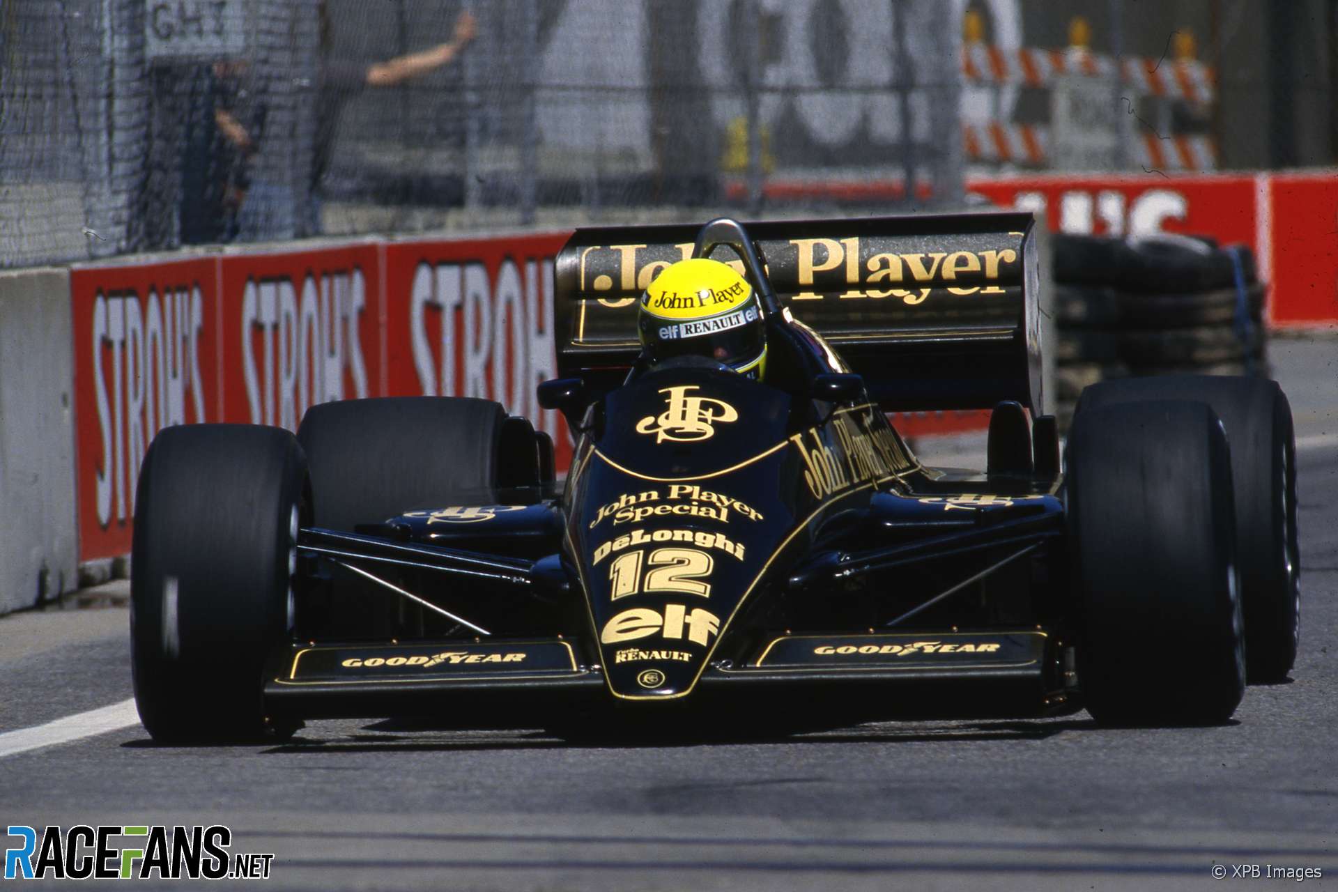 Ayrton Senna, Lotus, Detroit, 1986
