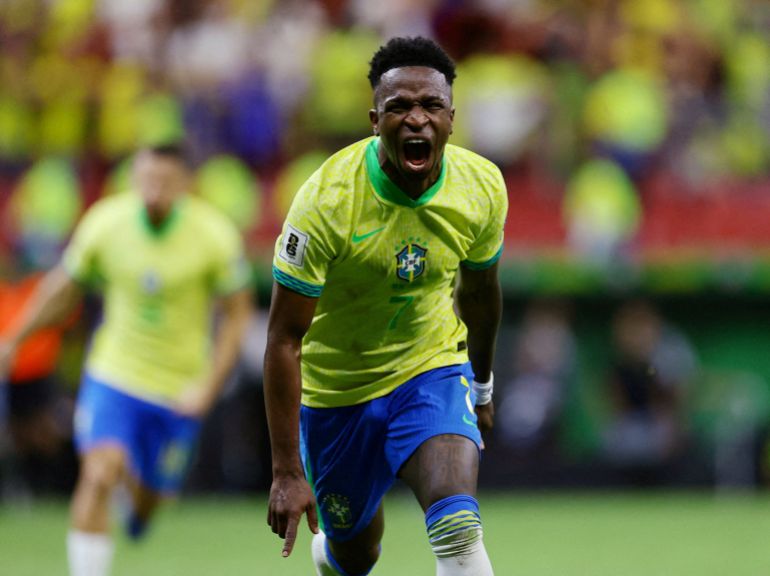 Vinicius Junior celebrating