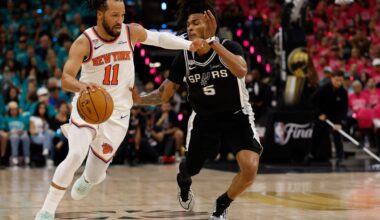 Brunson scores 30 as Knicks upset Spurs in NBA Finals opener | Basketball News