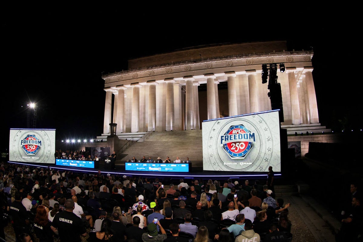 Dana White vows bad weather won’t stop White House bouts. Just don’t expect UFC to go outdoors again