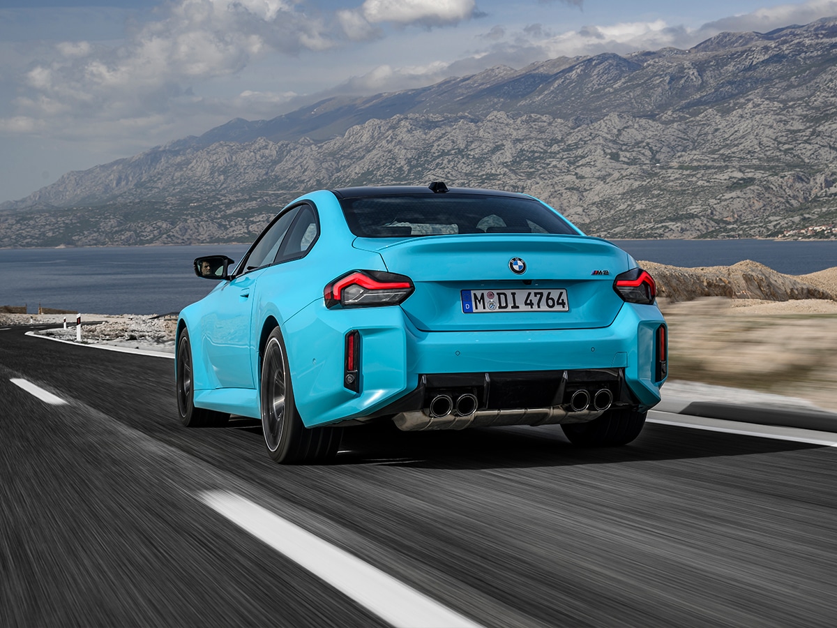 2026 bmw m2 xdrive rear three quarter