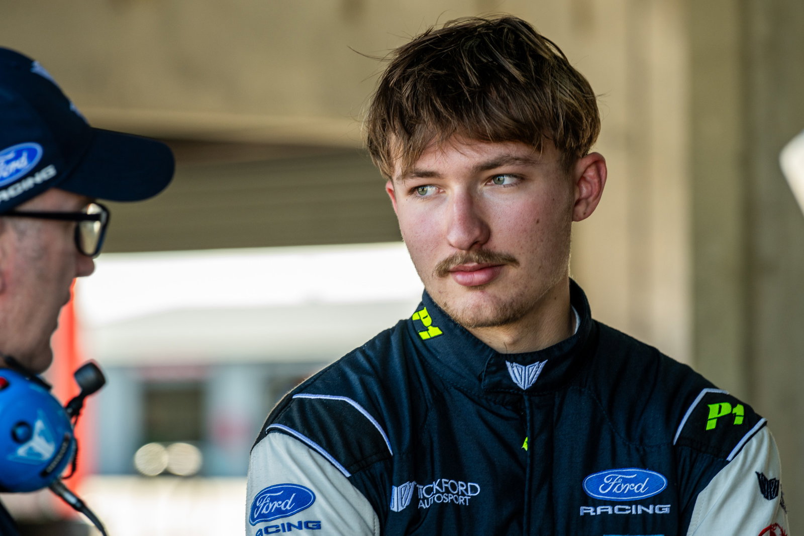 Ben Gomersall testing with Tickford Racing at Queensland Raceway